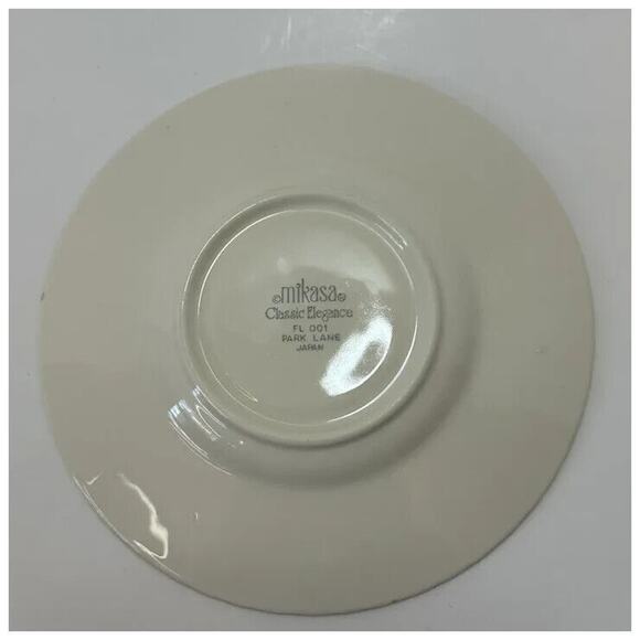 MIKASA Park Lane, Saucer set of 3, Classic Elegance Multicolor Flowers Discon't - Picture 7 of 13